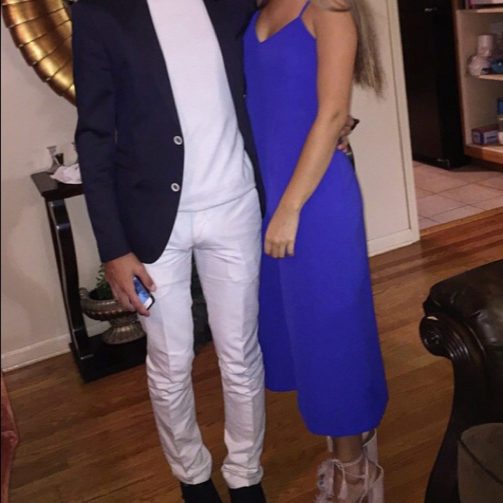 Royal blue jumpsuit